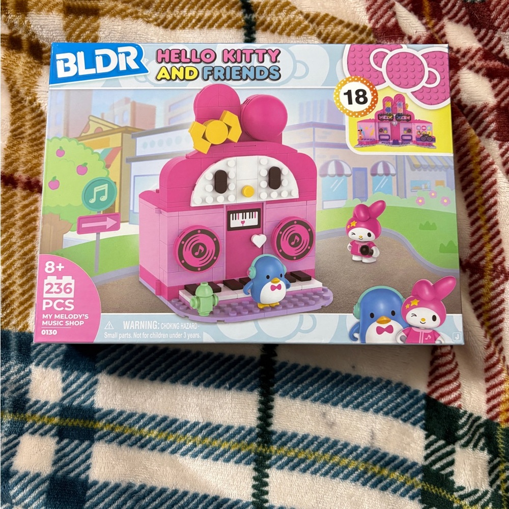 Nwt Hello Kitty and Friends My Melody's Music Shop Toy Set